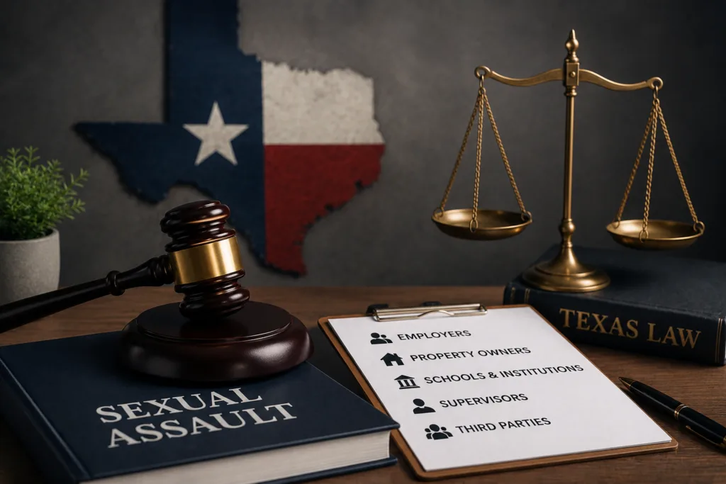 Who Can Be Held Liable for Sexual Assault in Texas?