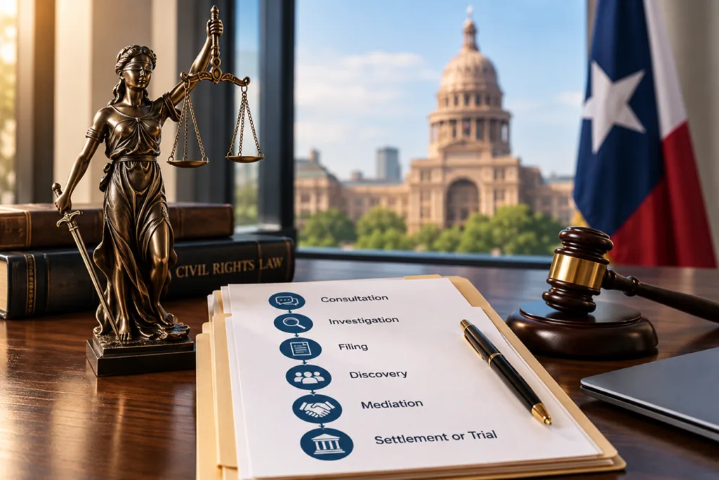 The Steps of a Civil Rights Lawsuit in Texas: From Consultation to Settlement